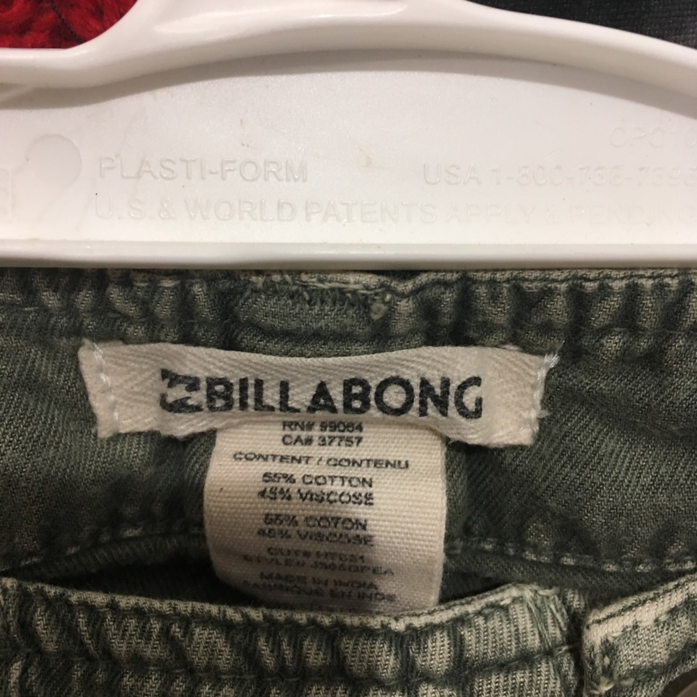 green pants